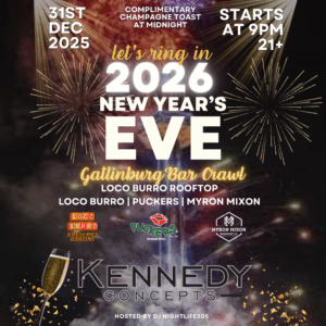 Annual Gatlinburg New Year's Eve Party 2026!